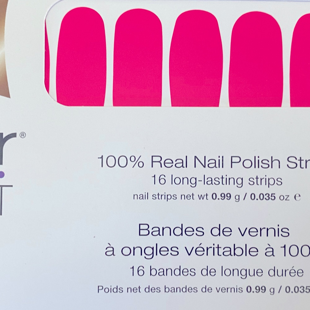 Color Street Shockwave Hot Pink Nail Strips